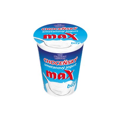 Choceňský bílý jogurt 10% smetanový Max 330 g